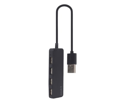 Hub USB Gembird HUB USB 2.0 4-porty, czarny